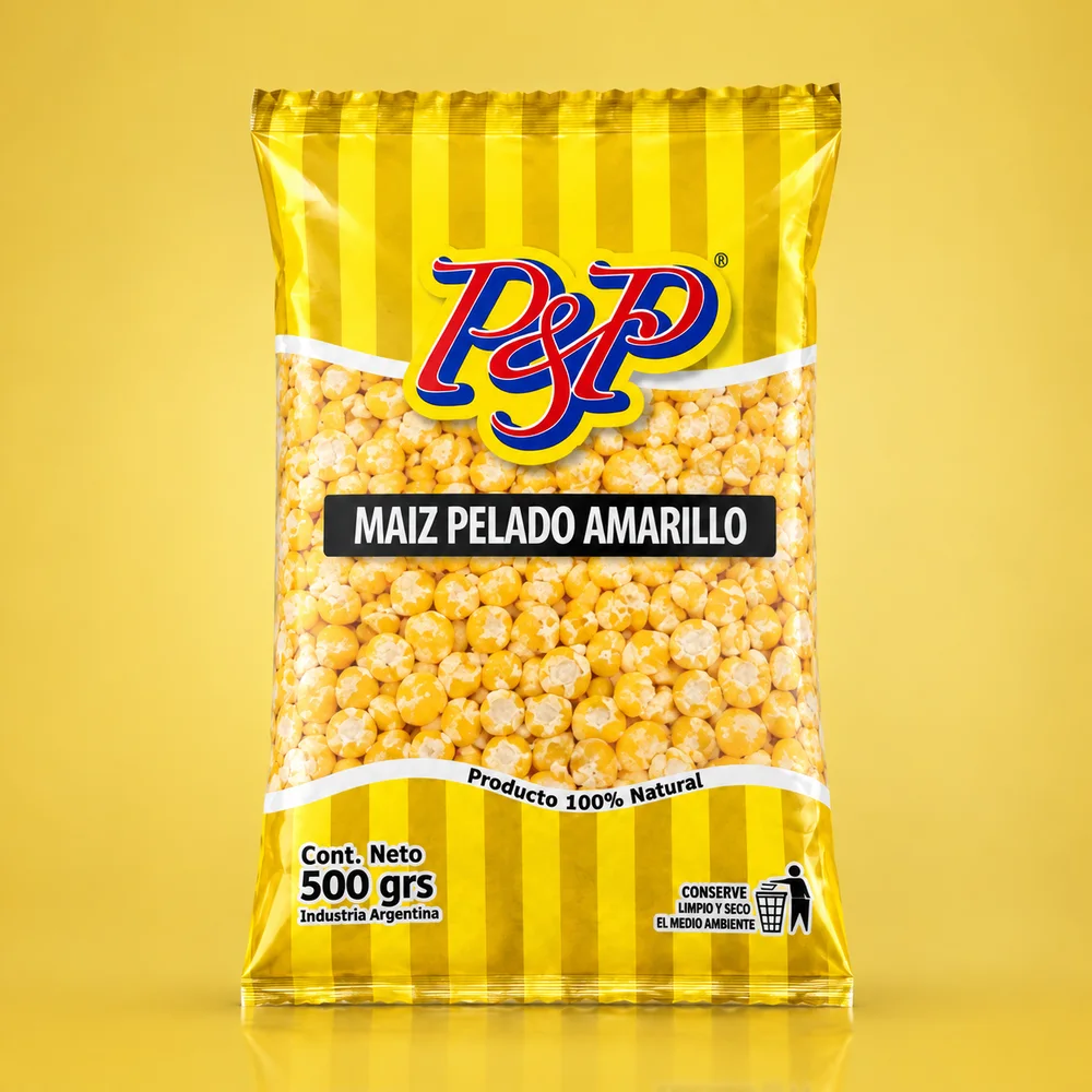 Maíz Pelado Amarillo P&P
